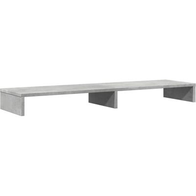 vidaXL Monitorständer Beton Grau 100x27x10 cm - Monitor Erhöher vidaXL Monitorständer Beton Grau 100x27x10 cm - Monitor Erhöher