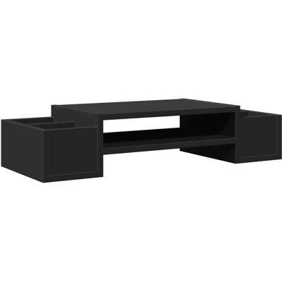 Support pour moniteur avec rangement vidaXL - 70x27x15 cm - Publicité Support pour moniteur avec rangement vidaXL - 70x27x15 cm - Publicité