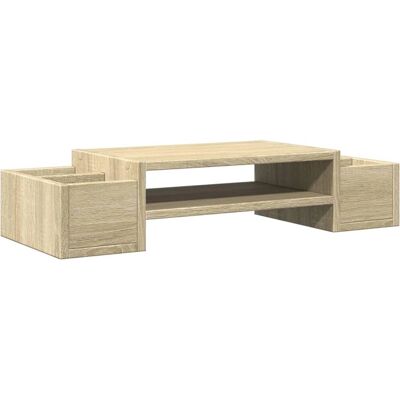 vidaXL Sonoma tammi monitorituki 70x27x15cm - Säilytys & Ergonomia vidaXL Sonoma tammi monitorituki 70x27x15cm - Säilytys & Ergonomia