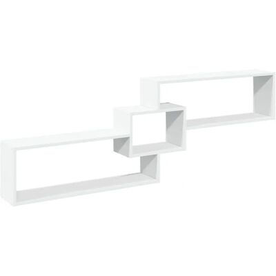 vidaXL Vægskab 158x18x53 cm Hvidt Træfiner - Vægskab vidaXL Vægskab 158x18x53 cm Hvidt Træfiner - Vægskab