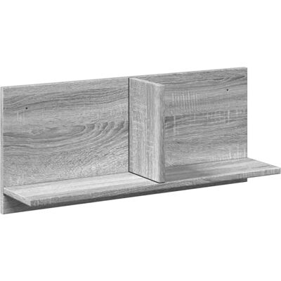 vidaXL Harmaa seinähylly - 100x16,5x30 cm - Konstruktioruuvipuu - Seinätallennustila vidaXL Harmaa seinähylly - 100x16,5x30 cm - Konstruktioruuvipuu - Seinätallennustila