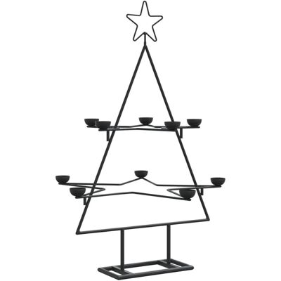 vidaXL Metallinen joulukuusi - 75 cm - Sisä- ja ulkokoriste vidaXL Metallinen joulukuusi - 75 cm - Sisä- ja ulkokoriste