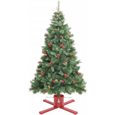 vidaXL Christmas Tree Stand Red 61x61x15.5 cm vidaXL Christmas Tree Stand Red 61x61x15.5 cm