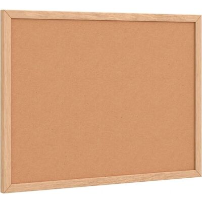 vidaXL Cork Board with Pine Frame - 40x30cm - Home & Office Organize vidaXL Cork Board with Pine Frame - 40x30cm - Home & Office Organize