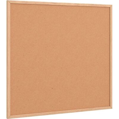 vidaXL Cork Board with Pine Frame - 60x55 cm - Office & Home Organizer vidaXL Cork Board with Pine Frame - 60x55 cm - Office & Home Organizer