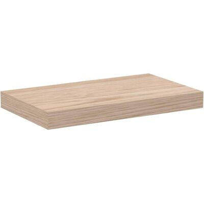 vidaXL Engineered Wood Schweberegal Braun - Wandregal für Platzersparnis vidaXL Engineered Wood Schweberegal Braun - Wandregal für Platzersparnis