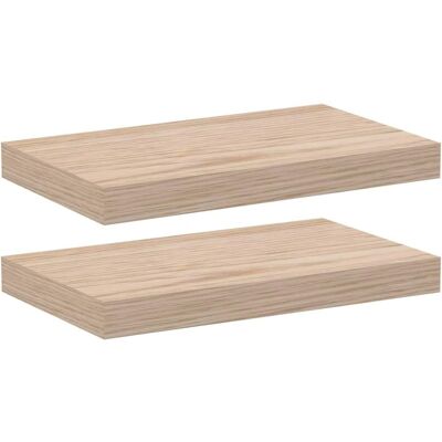 vidaXL 40x23,5x4 cm Braune Wandregale aus Spanplatte - Wandregale vidaXL 40x23,5x4 cm Braune Wandregale aus Spanplatte - Wandregale