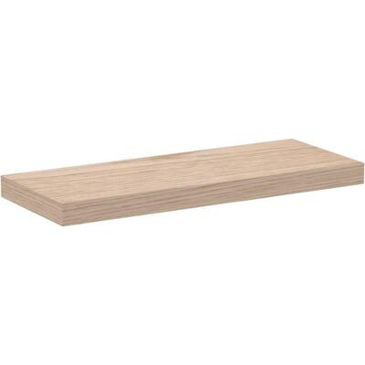 vidaXL Schweberegal 60x23,5x4 cm Holzwerkstoff Braun - Floating Shelf vidaXL Schweberegal 60x23,5x4 cm Holzwerkstoff Braun - Floating Shelf