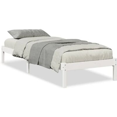 vidaXL Ekstra Lang Sengestel 100x210 cm Hvid - Sengestel vidaXL Ekstra Lang Sengestel 100x210 cm Hvid - Sengestel