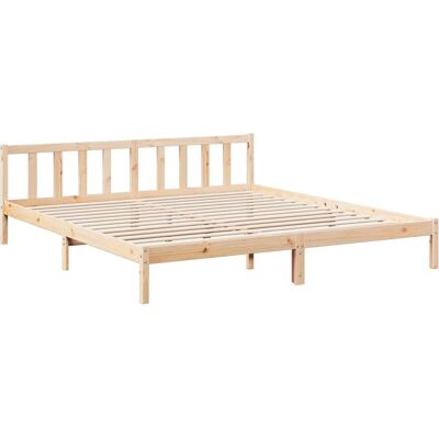 vidaXL Bettgestell 180x220 cm Rustik Kiefernholz - Bettart vidaXL Bettgestell 180x220 cm Rustik Kiefernholz - Bettart