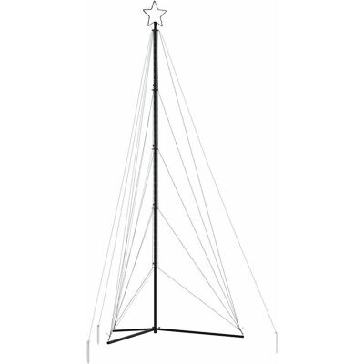 vidaXL Wielokolorowe Drzewko Świąteczne - 615 LED 404,5cm vidaXL Wielokolorowe Drzewko Świąteczne - 615 LED 404,5cm