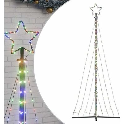 vidaXL Led Kerstboom 339 Leds 187 cm - Kerstboom vidaXL Led Kerstboom 339 Leds 187 cm - Kerstboom