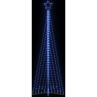 vidaXL Niebieska LED Choinka 339 Leds 187 Cm - Choinka vidaXL Niebieska LED Choinka 339 Leds 187 Cm - Choinka