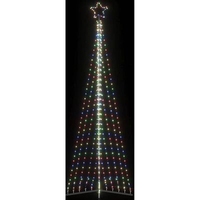 vidaXL LED Choinka 495 LED 300,5 cm Wielokolorowa vidaXL LED Choinka 495 LED 300,5 cm Wielokolorowa