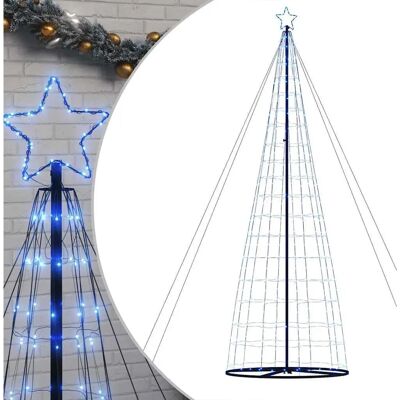 vidaXL LED Choinka 1534 LED Niebieska 503 cm - Choinka vidaXL LED Choinka 1534 LED Niebieska 503 cm - Choinka