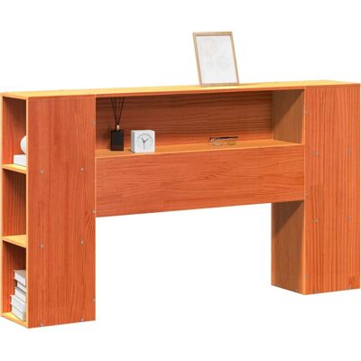 vidaXL Kopfteil mit Stauraum Wachsbraun - 135 cm - Kopfteil, Stauraum, Braun vidaXL Kopfteil mit Stauraum Wachsbraun - 135 cm - Kopfteil, Stauraum, Braun