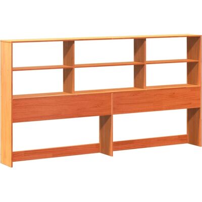 vidaXL Hoofdbord met Opbergruimte - Wasbruin - 200 cm - Hoofdbord met Opbergruimte - Massief dennenhout vidaXL Hoofdbord met Opbergruimte - Wasbruin - 200 cm - Hoofdbord met Opbergruimte - Massief dennenhout