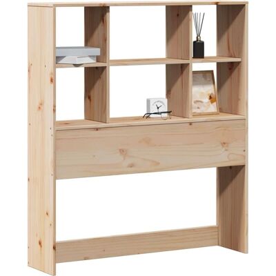 vidaXL Headboard with Storage - 90 cm - Solid Wood Pine - Headboard vidaXL Headboard with Storage - 90 cm - Solid Wood Pine - Headboard