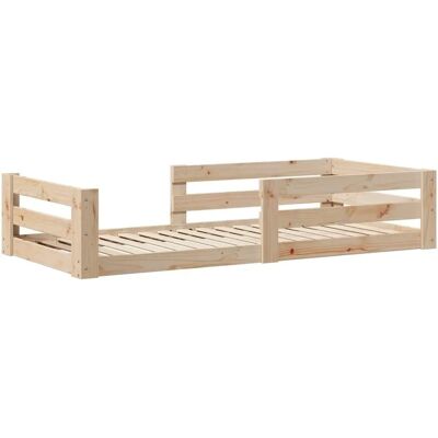 vidaXL Bedframe - 80x200 cm Massief dennenhout vidaXL Bedframe - 80x200 cm Massief dennenhout