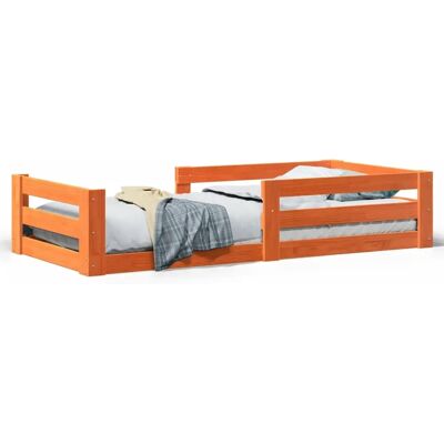 vidaXL 855698 Wachsbraunes Kiefernholz Bettgestell - Bettgestell vidaXL 855698 Wachsbraunes Kiefernholz Bettgestell - Bettgestell