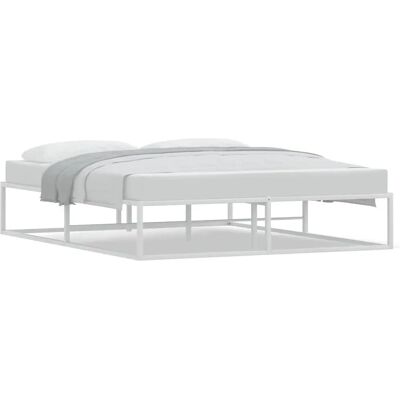 vidaXL Bettgestell Weiß 160x200 cm - Bettgestell vidaXL Bettgestell Weiß 160x200 cm - Bettgestell