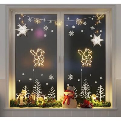 vidaXL Weihnachtsmann-Silhouette 35 LEDs - Weihnachtsbeleuchtung vidaXL Weihnachtsmann-Silhouette 35 LEDs - Weihnachtsbeleuchtung