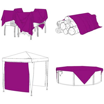 vidaXL Capa para plantas 3x6 m PVC - Durável, à prova d'água, Transparente vidaXL Capa para plantas 3x6 m PVC - Durável, à prova d'água, Transparente