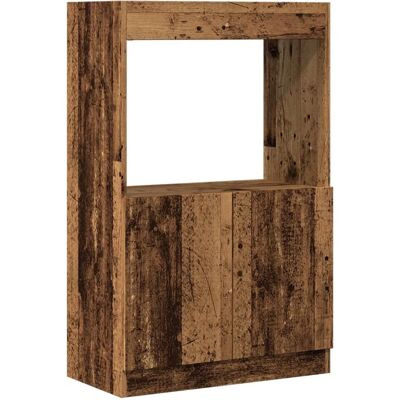 VidaXL 855104 Estantería de Madera Envejecida - Salón VidaXL 855104 Estantería de Madera Envejecida - Salón