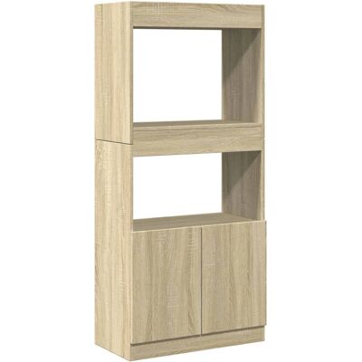 vidaXL Highboard Sonoma Eiche 63x33x140 cm - Schrank vidaXL Highboard Sonoma Eiche 63x33x140 cm - Schrank