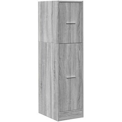 vidaXL Grau Sonoma 30x41x118 cm Aufbewahrungsschrank - Apotheker vidaXL Grau Sonoma 30x41x118 cm Aufbewahrungsschrank - Apotheker