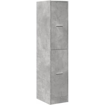 vidaXL Graues Beton Lagerungsschrank - 30x41x144.5 cm - Aufbewahrungsschrank vidaXL Graues Beton Lagerungsschrank - 30x41x144.5 cm - Aufbewahrungsschrank