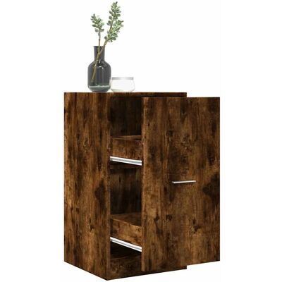 vidaXL Räucher Eichen Schrank - Apotheker Schrank vidaXL Räucher Eichen Schrank - Apotheker Schrank