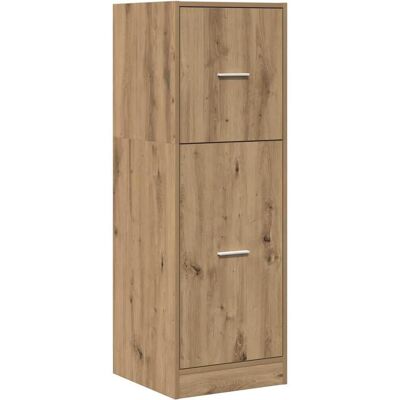 vidaXL Eichen-Apothekerschrank - 40x41x118 cm - Holzaufbewahrung vidaXL Eichen-Apothekerschrank - 40x41x118 cm - Holzaufbewahrung