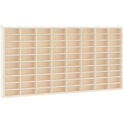 Vitrina de pared con 80 compartimentos vidaXL - Almacenamiento colgante Vitrina de pared con 80 compartimentos vidaXL - Almacenamiento colgante