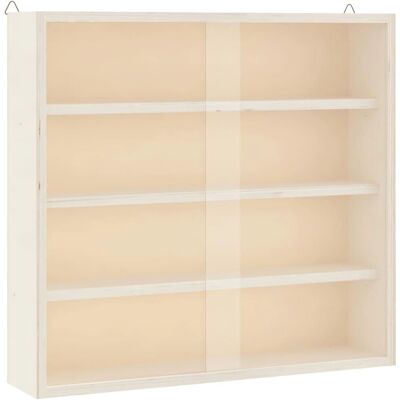 vidaXL Wandvitrine mit Türen - 40x8.5x37 cm - Wandregal vidaXL Wandvitrine mit Türen - 40x8.5x37 cm - Wandregal
