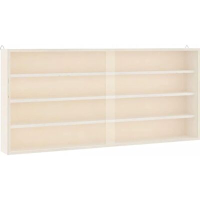 vidaXL Wandregal mit Türen 80x8.5x37 cm Braun vidaXL Wandregal mit Türen 80x8.5x37 cm Braun