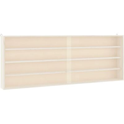 vidaXL Brown Wall Display Cabinet with Doors - Wall Display Shelf Unit vidaXL Brown Wall Display Cabinet with Doors - Wall Display Shelf Unit