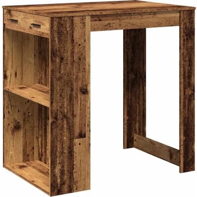 vidaXL Alt Holz Bartisch 102x70x103,5 cm - Küchen- & Bar-Tisch vidaXL Alt Holz Bartisch 102x70x103,5 cm - Küchen- & Bar-Tisch