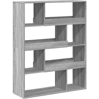 vidaXL Graues Sonoma Engineered Holz Bücherregal - Wohnzimmer Aufbewahrung vidaXL Graues Sonoma Engineered Holz Bücherregal - Wohnzimmer Aufbewahrung