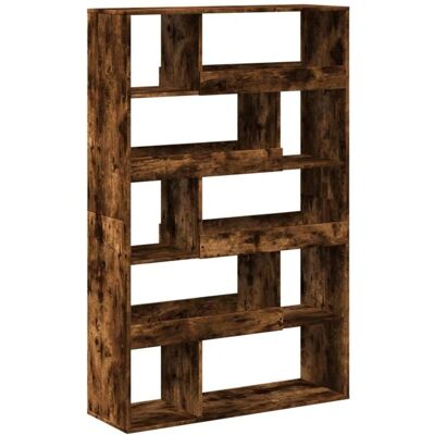 vidaXL Räuchereiche Bücherregal - 10 Regale, Raumteiler, 100x33x156.5cm vidaXL Räuchereiche Bücherregal - 10 Regale, Raumteiler, 100x33x156.5cm