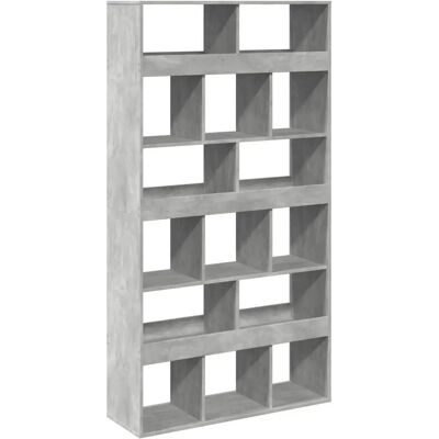 vidaXL Bücherregal Beton Grau 100x33x187.5 cm Engineered Holz - Bücherregal vidaXL Bücherregal Beton Grau 100x33x187.5 cm Engineered Holz - Bücherregal