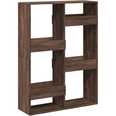 vidaXL Bücherregal Braun Eiche - 6 Regale - 100x33x135 cm - Bücherregal vidaXL Bücherregal Braun Eiche - 6 Regale - 100x33x135 cm - Bücherregal