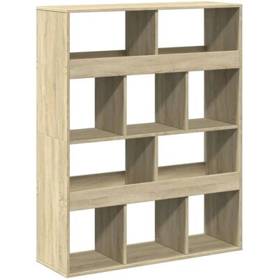 vidaXL Sonoma Eiche Raumteiler Bücherregal vidaXL Sonoma Eiche Raumteiler Bücherregal