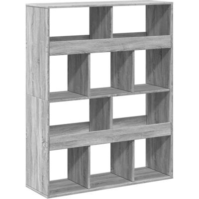 vidaXL Raumteiler Grau Sonoma - Bücherregal vidaXL Raumteiler Grau Sonoma - Bücherregal