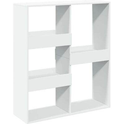 VidaXL 3309546 Diviseur de pièce en bois d'ingénierie blanc - Bibliothèque - Publicité VidaXL 3309546 Diviseur de pièce en bois d'ingénierie blanc - Bibliothèque - Publicité
