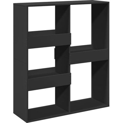 vidaXL Schwarzer 100x33x115cm Raumteiler Bücherregal vidaXL Schwarzer 100x33x115cm Raumteiler Bücherregal