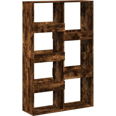 vidaXL Rauch-Eiche Raumteiler Bücherregal - Wohnzimmermöbel vidaXL Rauch-Eiche Raumteiler Bücherregal - Wohnzimmermöbel