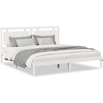 vidaXL 3309194 bed frame wit 200x210 cm - Bedframe vidaXL 3309194 bed frame wit 200x210 cm - Bedframe