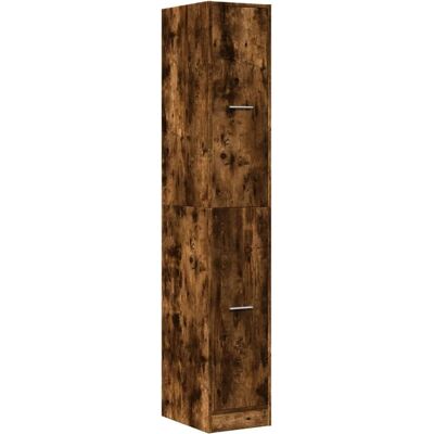 vidaXL Räuchereiche Aufbewahrungsschrank - 30x41x174,5 cm - Stauraumschrank vidaXL Räuchereiche Aufbewahrungsschrank - 30x41x174,5 cm - Stauraumschrank