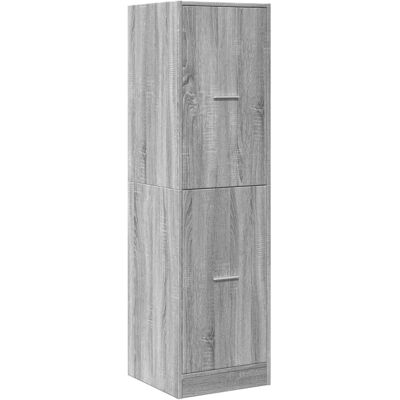 vidaXL Storage Cabinet Grey Sonoma - 40x41x144.5 cm - Storage Cabinet vidaXL Storage Cabinet Grey Sonoma - 40x41x144.5 cm - Storage Cabinet